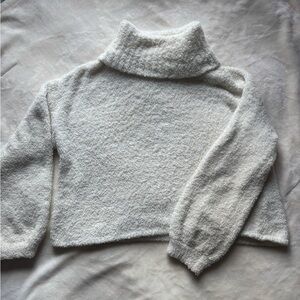 SO Soft Cream Turtleneck Sweater